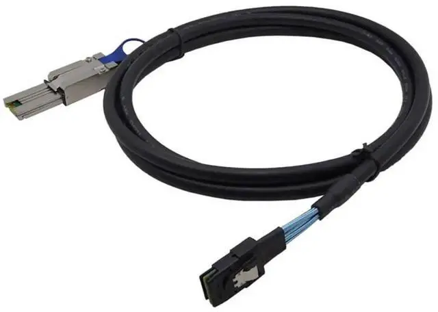 Alt view image 6 of 6 - Mini SAS SFF8087 to SAS HD SFF8088 InternalExternal Server Cable, 6Gbps HighSpeed 28AWG Copper Data Transfer Cord, 10 Ohm Impedance, 0.5M