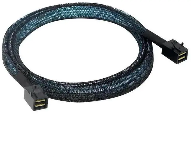 Main image of SFF8643 to SFF8643 MiniSAS HD Server Array Card Backplane Data Cable, 12Gbps, 1M