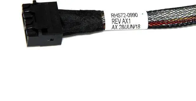 Alt view image 2 of 4 - LSI 94xx Series Dedicated 2×MiniSASHD 8X to 2×U.2 NVMe SSD Cable, SFF8643 72Pin to 2×SFF8639 68Pin, 75CM, Compatible with Broadcom MPN 055006500 / 055006400
