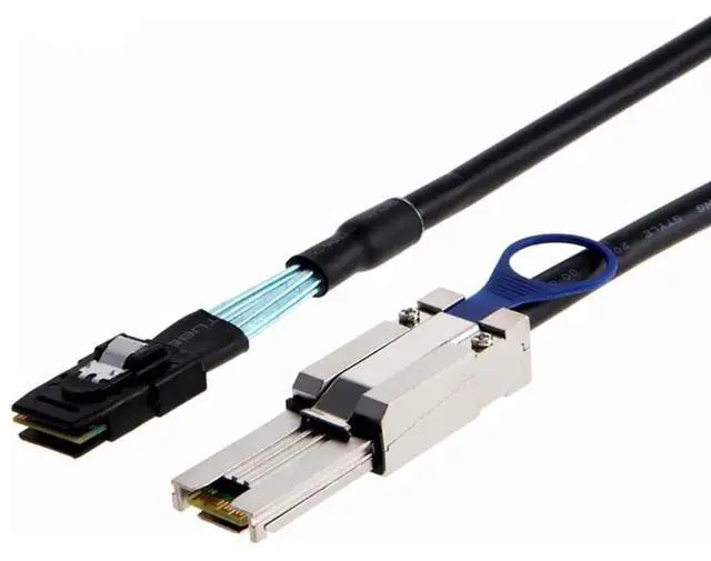 Alt view image 4 of 6 - Mini SAS SFF8087 to SAS HD SFF8088 Internal External Server Cable, 6Gbps HighSpeed 28AWG Copper Data Transfer Cord, 10 Ohm Impedance, 3M