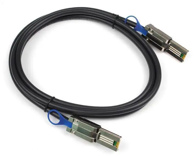 Alt view image 6 of 6 - 2PCS Mini SAS 26Pin SFF8088 to SFF8088 External Attached SCSI Cable, 2M/6.6FT