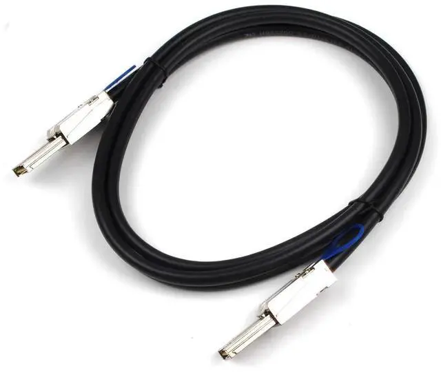 Alt view image 4 of 6 - 2PCS Mini SAS 26Pin SFF8088 to SFF8088 External Attached SCSI Cable, 2M/6.6FT