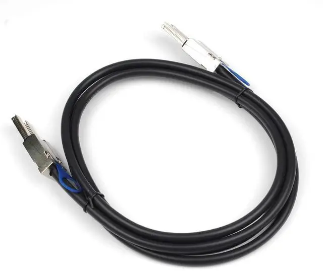 Alt view image 5 of 6 - 2PCS Mini SAS 26Pin SFF8088 to SFF8088 External Attached SCSI Cable, 2M/6.6FT