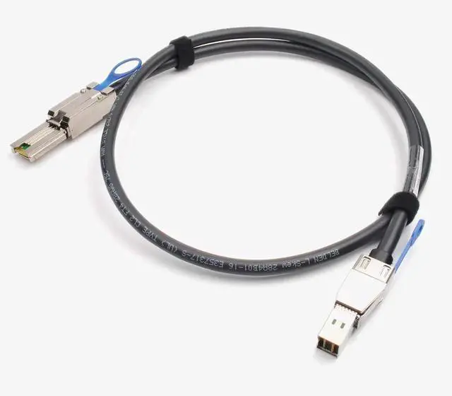 Alt view image 7 of 7 - 2PCS External HD Mini SAS SFF8644 to SFF8088 HighSpeed Server Cable, 1m/3.3FT