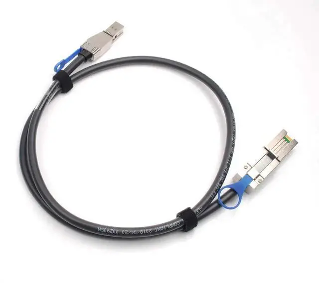 Alt view image 3 of 7 - 2PCS External HD Mini SAS SFF8644 to SFF8088 HighSpeed Server Cable, 1m/3.3FT