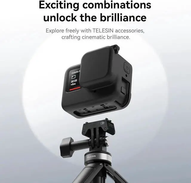 Alt view image 2 of 7 - Silicone Protective Case Frame Cage with Lens Cover Cap for Insta360 Ace Pro, Camera Mount Protective Sleeve Accessories