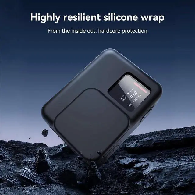 Alt view image 2 of 6 - Silicone Protective Case Frame Cage with Lens Cover Cap for Insta360 Ace, Camera Mount Protective Sleeve Accessories