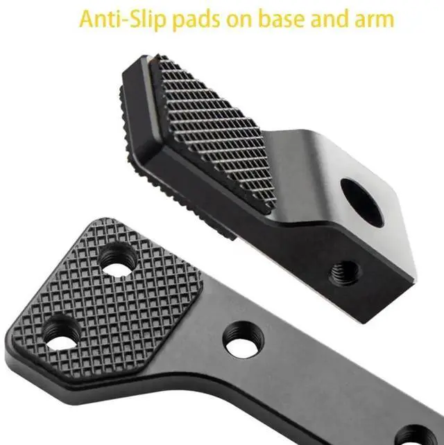 Alt view image 5 of 6 - Adjustable CNC Aluminum GPU Support Bracket, AntiSag Graphics Card Holder Stand for 12cm Fan Mount, Height 0.636.3 Inch