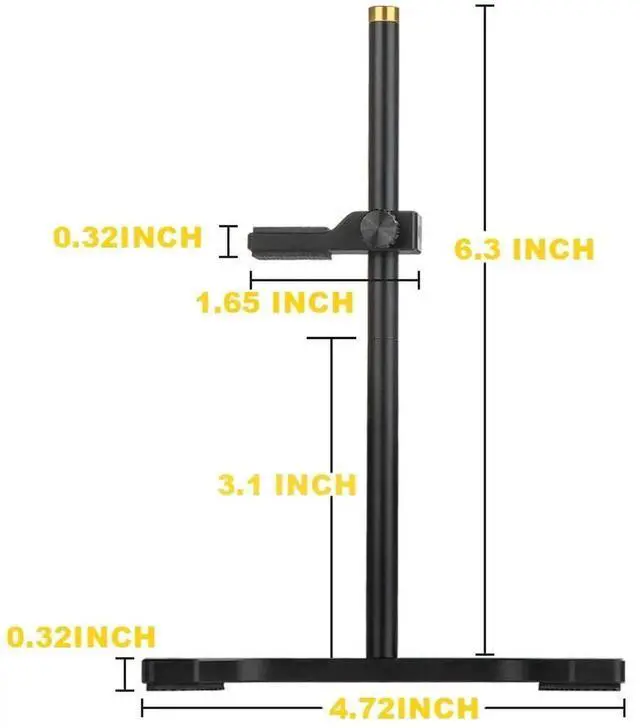 Alt view image 6 of 6 - Adjustable CNC Aluminum GPU Support Bracket, AntiSag Graphics Card Holder Stand for 12cm Fan Mount, Height 0.636.3 Inch