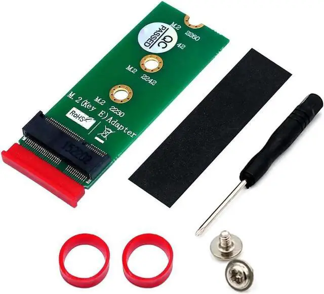 Main image of M.2 EKey Riser Card Adapter, EKey to EKey AddOn Converter for Intel 7265 8260 9260 M.2 WiFi Cards
