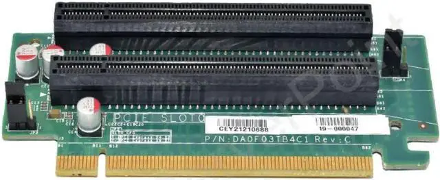 Main image of DA0F03TB4C1 DualSlot PCIE X16 Extension Card, 2U PCIE Graphics Card Riser for E5 DualSocket Servers