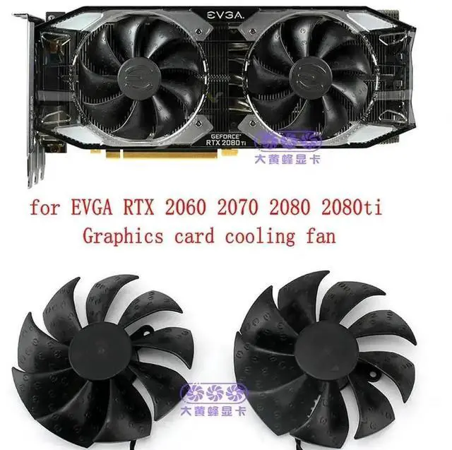 Main image of GPU Cooling Fan PLD09220S12H PLA09215S12H DC12V 0.55A for NVIDIA RTX2060S 2070 2070S 2080 2080S 2080Ti Graphics Cards
