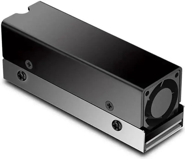 Main image of M.2 NVMe SSD Active Cooler with Fan, Aluminum Heatsink + Thermal Pad for M.2 2280 SolidState Drive AirCirculation Radiator