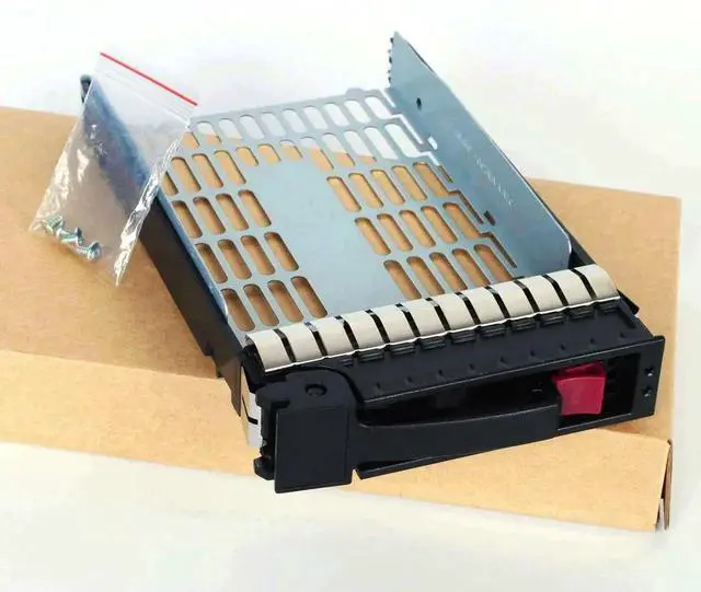 Main image of 373211001 3.5" SATA SAS HDD Tray Caddy for HP ProLiant ML350 G4p G5 G6 ML370 G5 DL180 G6 Servers