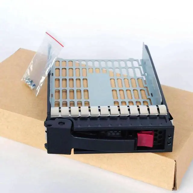 Alt view image 5 of 5 - 373211001 3.5" SATA SAS HDD Tray Caddy for HP ProLiant ML350 G4p G5 G6 ML370 G5 DL180 G6 Servers