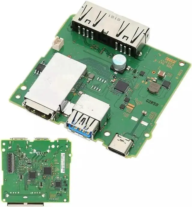 Alt view image 3 of 4 - Switch Charging Dock Port PCB Board, Motherboard Output Connector Socket Replacement Part