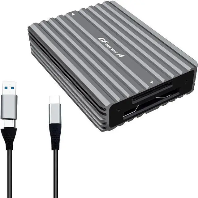 Main image of PH862B CFexpress Type A/B Card Reader, 10Gbps USB3.2 HighSpeed Reader with Aluminum Alloy Heatsink, USBC to C/A Cable, Compatible with Nikon Z6/Z7, Canon 1DX Mark III