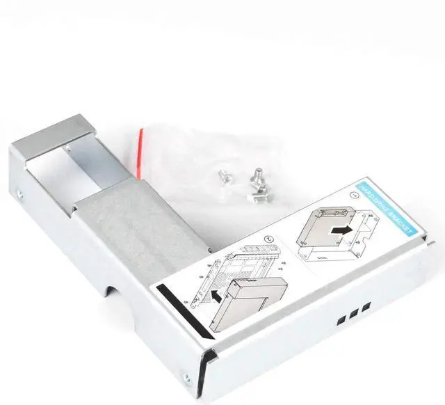 Alt view image 6 of 7 - 3.5" HDD Tray Caddy F238F with 2.5" SSD Adapter 9W8C4 for Dell PowerEdge R310 T310 R410 T410 R415 R510 Servers