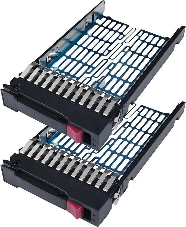 Main image of 2Pack 2.5" HDD SSD Hard Drive Tray Caddy 378343002 371593001, Compatible with HP ProLiant DL380 DL360 G6, DL580 DL585 G5, BL20p, ML570 G4 Series Servers