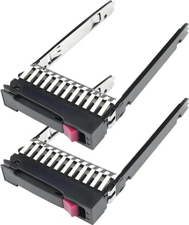 Main image of 2Pack 2.5" Hard Drive Tray Caddy 500223001 500223002, SSD/HDD Mount Bracket Compatible with HP G5/G6/G7 DL380 DL360 DL580 BL460c ML350 ML370 ML570 Servers