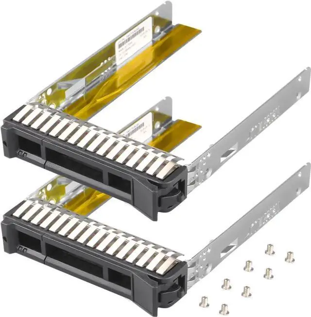 Main image of 2Pack 2.5" Metal SSD HDD Mounting Bracket SM17A06246, Hard Drive Caddy Compatible with Lenovo ThinkSystem ST550 SR550 SR590 SR630 SR650 SR850 Servers
