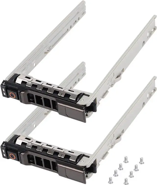 Main image of 2Pack 2.5" Hard Drive Tray Caddy 8FKXC 08FKXC with Mounting Screws, SSD/HDD Mount Holder Compatible with Dell PowerEdge R610 R620 R710 T710 R720 R815 R820 R630 T630 R730 Servers