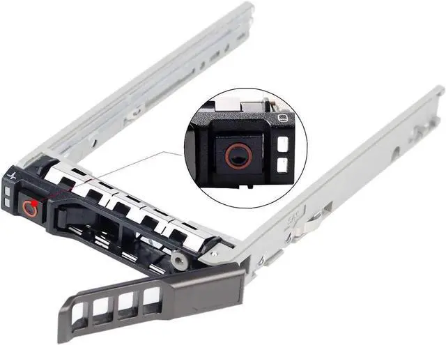 Alt view image 7 of 7 - 2Pack 2.5" Hard Drive Tray Caddy 8FKXC 08FKXC with Mounting Screws, SSD/HDD Mount Holder Compatible with Dell PowerEdge R610 R620 R710 T710 R720 R815 R820 R630 T630 R730 Servers