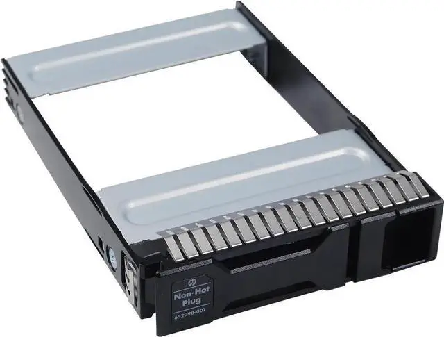 Main image of 3.5" NonHotPlug Hard Drive Tray Caddy 652998001 SSD/HDD Mount Bracket, Compatible with HP ProLiant Gen8 DL160 DL320e ML310e BL420c Servers