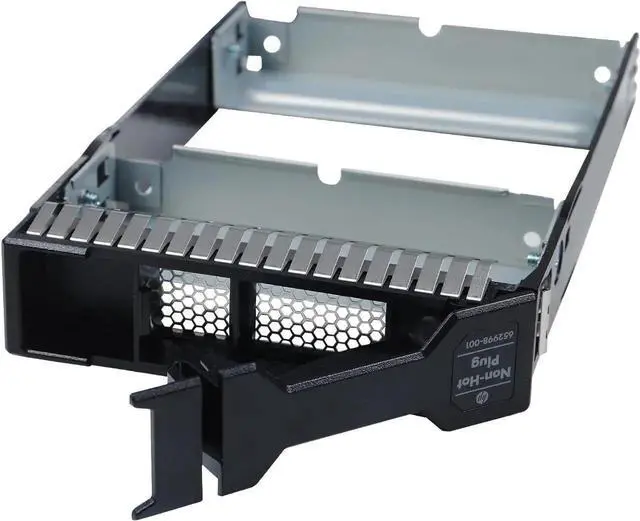 Alt view image 6 of 6 - 3.5" NonHotPlug Hard Drive Tray Caddy 652998001 SSD/HDD Mount Bracket, Compatible with HP ProLiant Gen8 DL160 DL320e ML310e BL420c Servers