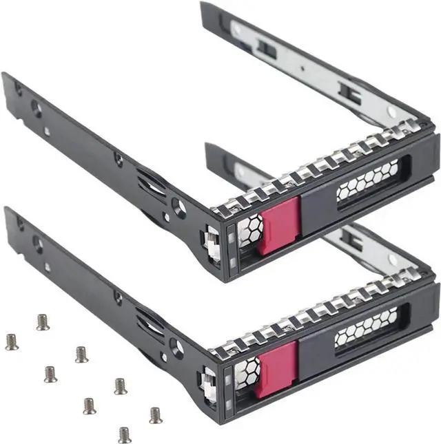 Main image of 2Pack 3.5" Hard Drive Tray Caddy 774026001 797520001 797519001, SSD/HDD Mount Bracket Compatible with HP ProLiant Gen10 ML110 ML350 DL325 ML30 DL20 & Gen9 Apollo 4510 4200 Servers