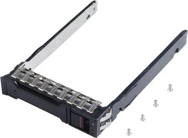 Main image of 2.5" SSD HDD Mounting Bracket P22892001, Hard Drive Caddy Holder with 4 Mounting Screws Compatible with HP ProLiant DL325 DL385 Gen10 / G10 Plus v2 Servers