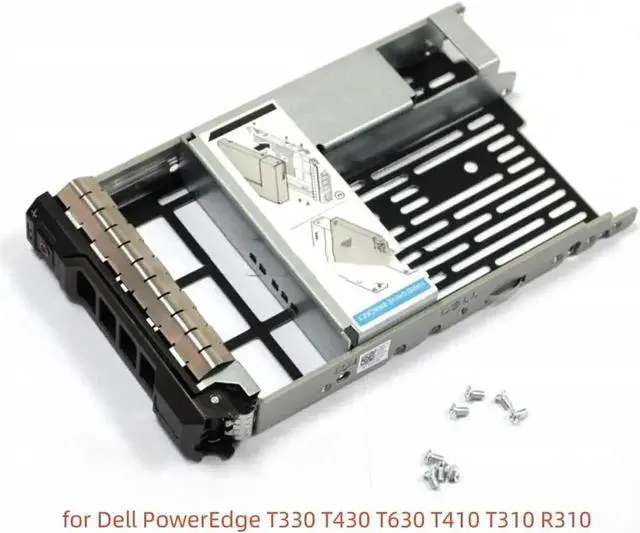Main image of 2.5" to 3.5" Hard Drive Adapter Tray Caddy Bracket for Dell PowerEdge T330 T430 T630 T410 T310 R310