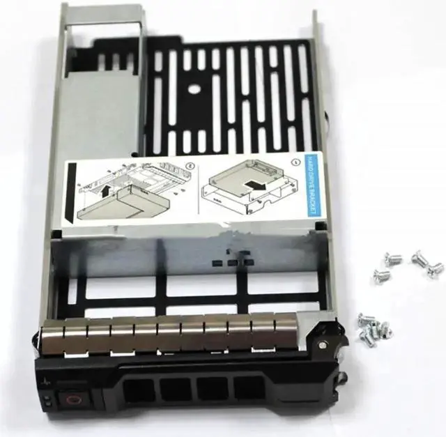 Alt view image 2 of 5 - 2.5" to 3.5" Hard Drive Adapter Tray Caddy Bracket for Dell PowerEdge T330 T430 T630 T410 T310 R310