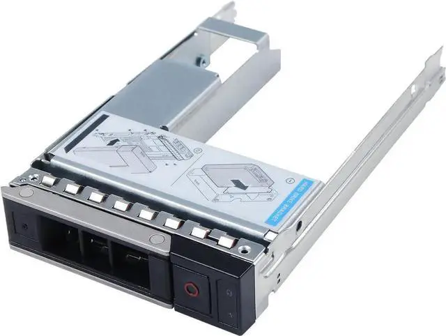 Alt view image 2 of 6 - 2Pack 3.5" Hard Drive Tray Caddy X8K8W with 2.5" Drive Adapter & 20PCS Capacity Sticker Labels