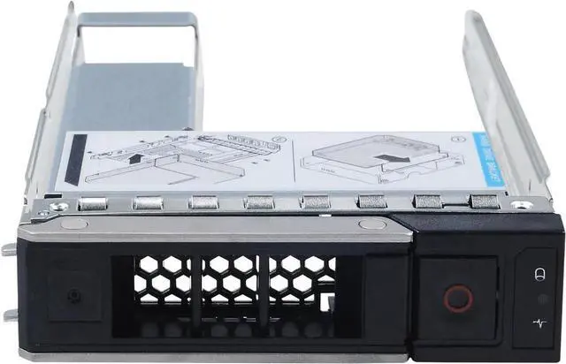 Alt view image 6 of 6 - 2Pack 3.5" Hard Drive Tray Caddy X8K8W with 2.5" Drive Adapter & 20PCS Capacity Sticker Labels