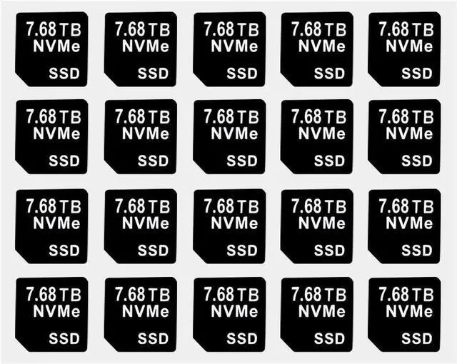 Alt view image 3 of 6 - 2Pack 3.5" Hard Drive Tray Caddy X8K8W with 2.5" Drive Adapter & 20PCS Capacity Sticker Labels