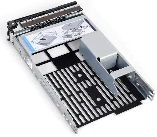 Alt view image 2 of 5 - 2Pack 3.5" Hard Drive Tray Caddy with 2.5" Drive Adapter for Dell PowerEdge Servers R410 R415 T410 R515 T610 R710 T710 R420 T420 R520 T620 R720 R430 T430 R530 T630 R730 R930 5510