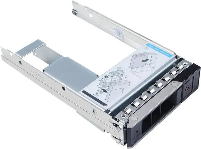Alt view image 6 of 6 - 4Pack 3.5" Hard Drive Tray Caddy X7K8W with 2.5" Drive Adapter & 20PCS Capacity Sticker Labels