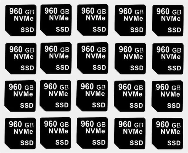 Alt view image 3 of 6 - 4Pack 3.5" Hard Drive Tray Caddy X7K8W with 2.5" Drive Adapter & 20PCS Capacity Sticker Labels