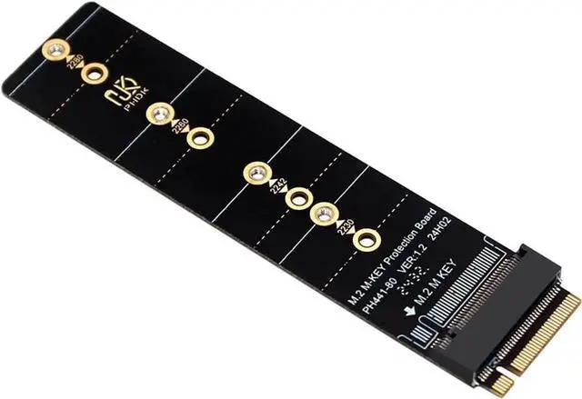 Main image of PH441 PCIe 4.0 M.2 MKey Adapter Test & Protection Board with Gold Finger Guard, Compatible with M.2 NVMe 22302280 SSDs