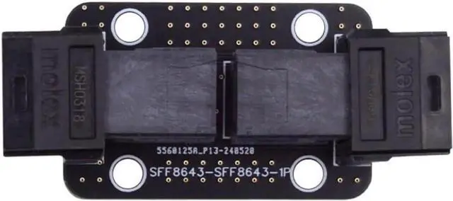 Main image of PCIExpress 4.0 / PCIe 5.0 Mini SAS HD SFF8643 FemaletoFemale PCBA Coupler Adapter Extender