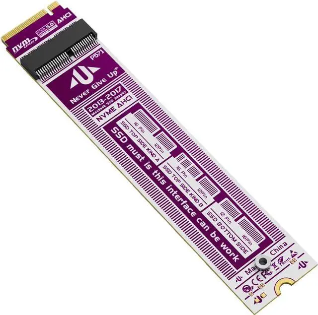Main image of P571 PCIe 5.0 SSD Adapter Card, 20Gbps HighSpeed Converter, 12+16Pin Apple SSD to Desktop MKey Expansion, Compatible with MacBook Air/Pro 20132017