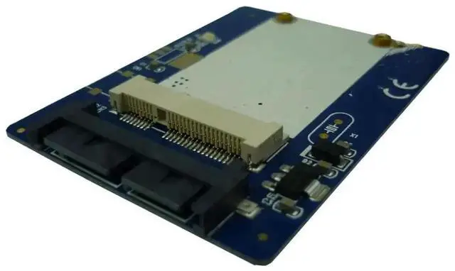 Main image of 1.8inch Micro SATA to mSATA Adapter Card, mSATA to 16Pin Micro SATA Converter
