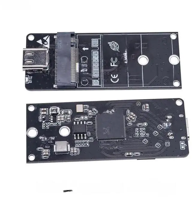 Main image of USB 3.2 Gen2×2 20Gbps M.2 SSD Adapter, DualProtocol M.2 NVMe MKey / SATA B/B+MKey to TypeC Riser Board with RTL9220 Chip for PC