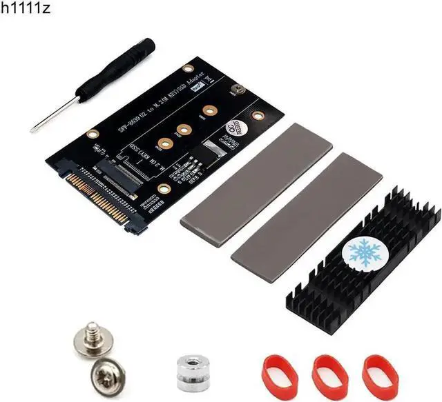 Alt view image 4 of 6 - M.2 NVMe PCIE SSD to PCIE U.2 SFF8639 Adapter Card, MKey M.2 to U.2 Converter with M.2 Heatsink