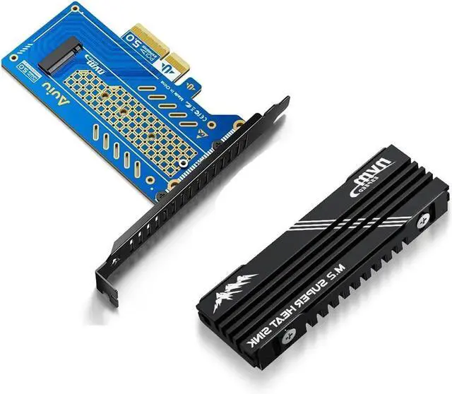 Main image of PCIe 5.0 x4 to M.2 NVMe B+M Key HighSpeed Expansion Card, Supports 2230 2240 2260 2280 SSD, Compatible with PCIe X4/X8/X16 Slots (Set5)