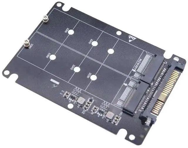 Main image of 2Port M.2 NVMe to U.2 SFF8639 Adapter Card, Dual NVMe SSD to U.2 Converter, U.2 to DualPort NVMe Riser Card