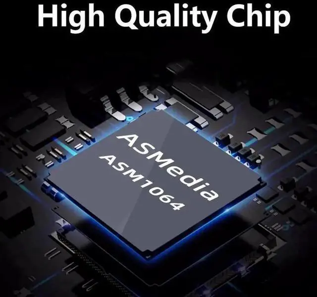 Alt view image 4 of 6 - M.2 NVMe to Mini SAS SFF8087 Expansion Card, 4Port SATA3.0 6Gbps HDD SSD SATA Controller, SFF8087 to M.2 NVMe Adapter