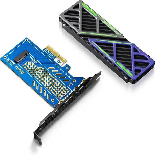 Main image of PCIE 5.0 X4 to M.2 NVMe B+M Key Expansion Card Set7, HighSpeed SSD Adapter for 2230 2240 2260 2280, Compatible with PCIe X4/X8/X16 Slots