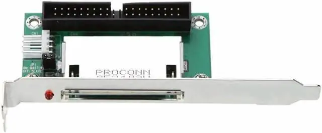 Main image of 40 Pin CF to IDE Adapter Card, Bootable Compact Flash to IDE Converter with PCI Bracket & Back Panel for Laptop & Desktop